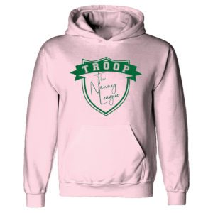 Pink girl scouts hoodie main product image